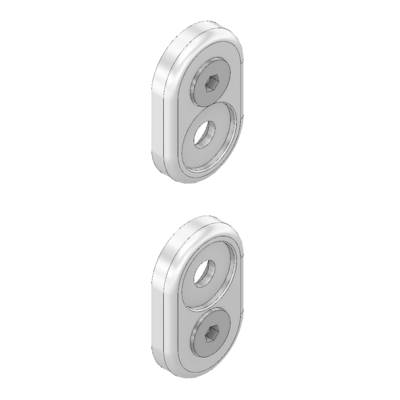 50-231-1SS MODULAR SOLUTIONS ALUMINUM HANDLE 200 FASTENING SET WITH STAINLESS STEEL HARDWARE